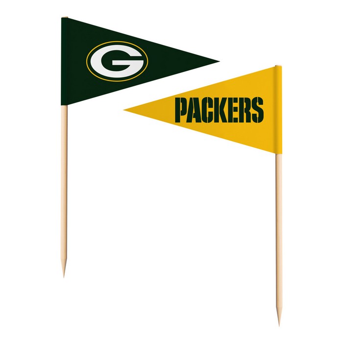 The Sports Vault Green Bay Packers Toothpick Flags