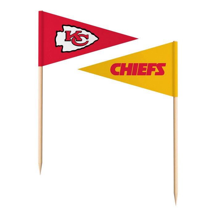 The Sports Vault Kansas City Chiefs Toothpick Flags