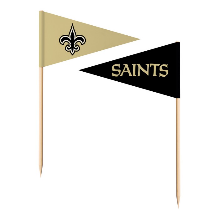 The Sports Vault New Orleans Saints Toothpick Flags