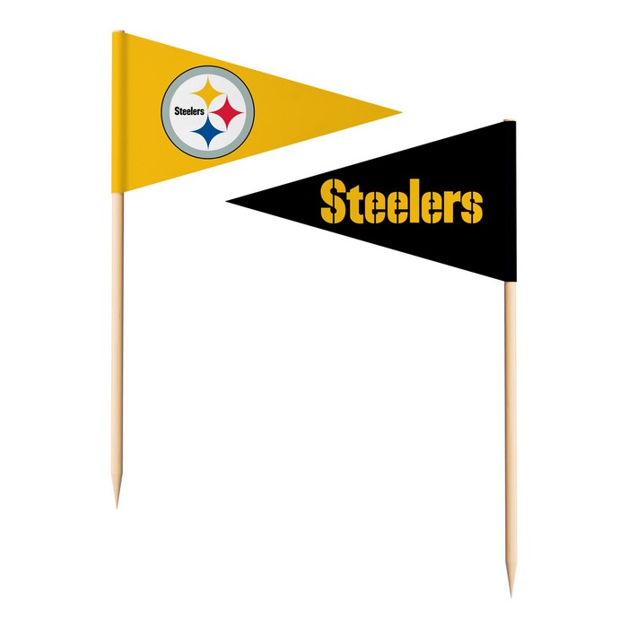 The Sports Vault Pittsburgh Steelers Toothpick Flags