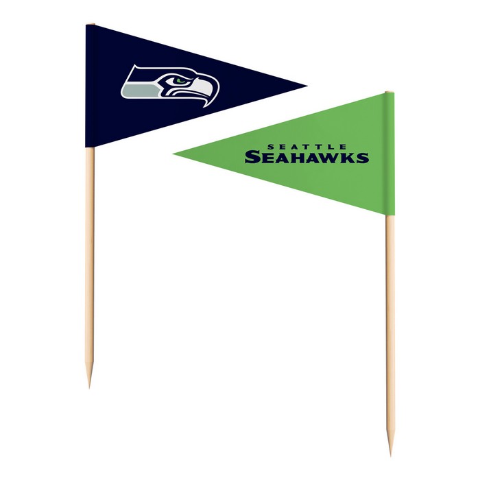 The Sports Vault Seattle Seahawks Toothpick Flags