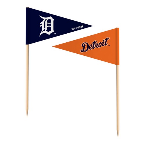 The Sports Vault Detroit Tigers Toothpick Flags -