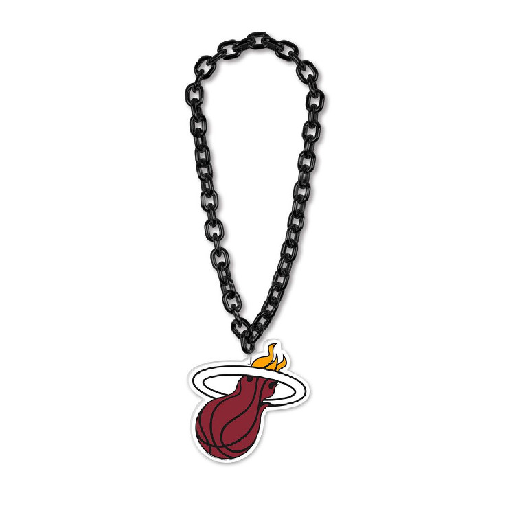 Miami Heat Necklace Big Fan Chain