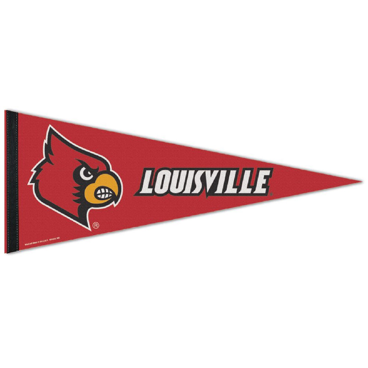 Louisville Cardinals Pennant 12x30 Premium Style