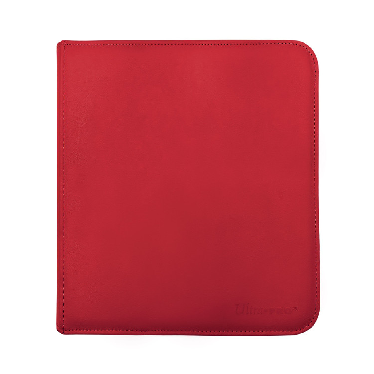 Ultra Pro 12 Pocket Pro Binder Zippered Red