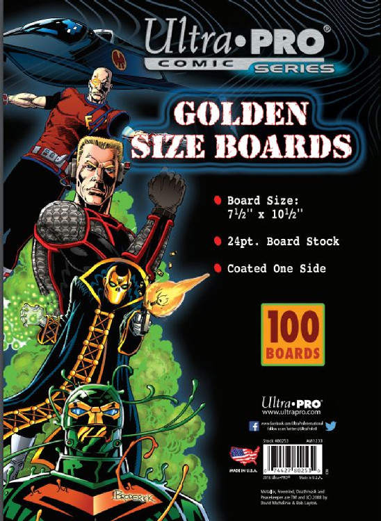 Boards - Golden 7 1/2" x 10 1/2" (100 per pack)