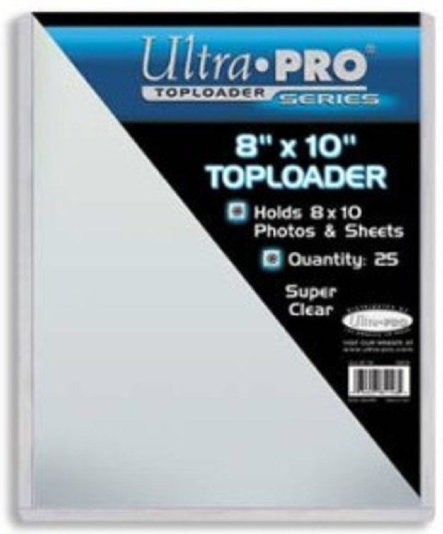 Toploader - 8x10 holds sleeves (25 per pack)