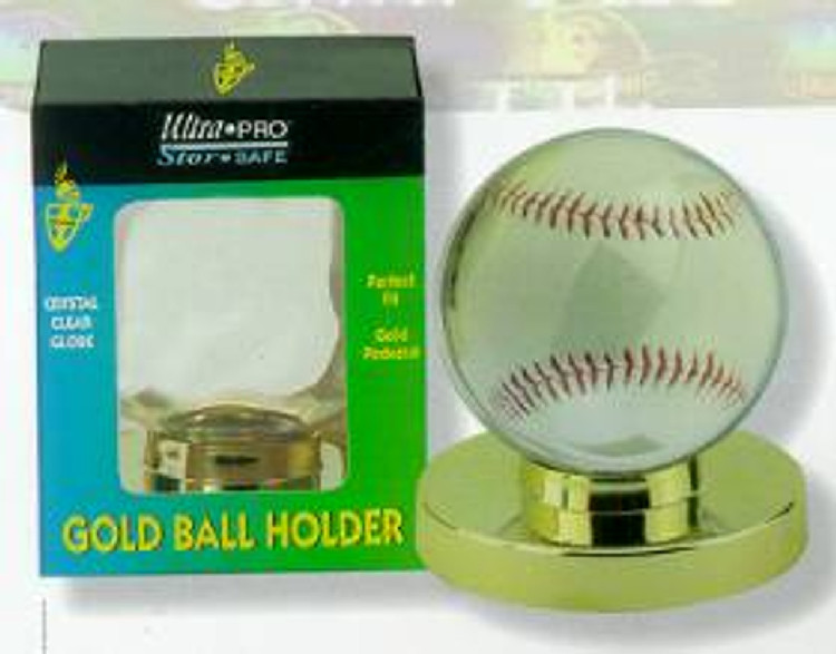 Baseball Holder - Gold Base