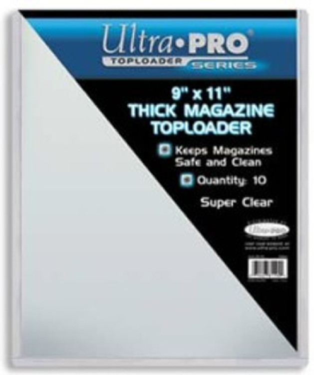 Toploader - 9"x11 1/2" Magazine (10 per pack)