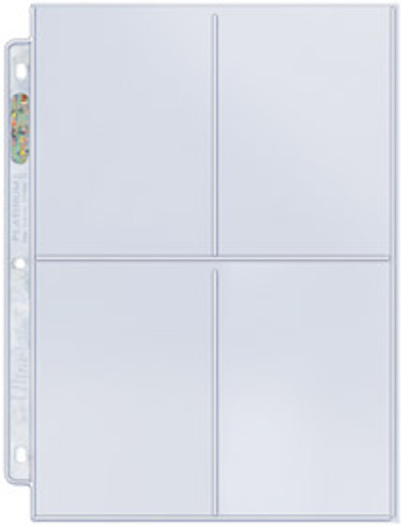 Ultra Pro 4-Pocket Pages 204D (100ct)