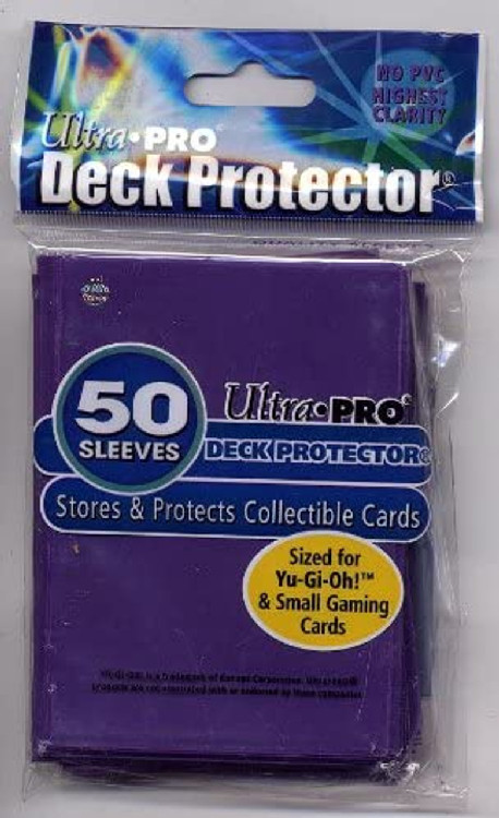 Deck Protectors - Yu-Gi-Oh - Purple - Pack of 50