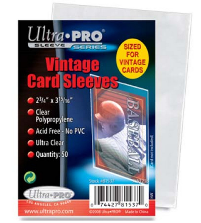 Ultra Pro Vintage Card Sleeve - (50 per pack) by Ultra Pro