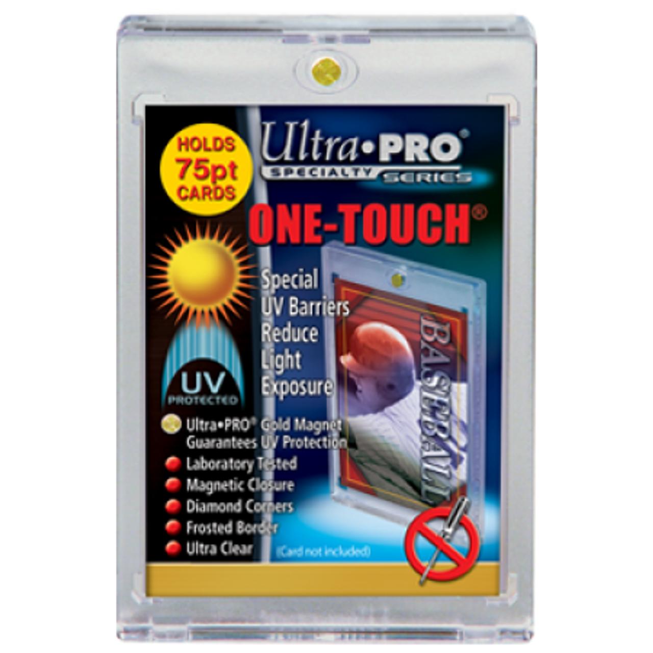 One Touch UV Card Holder with Magnet Closure - 75pt