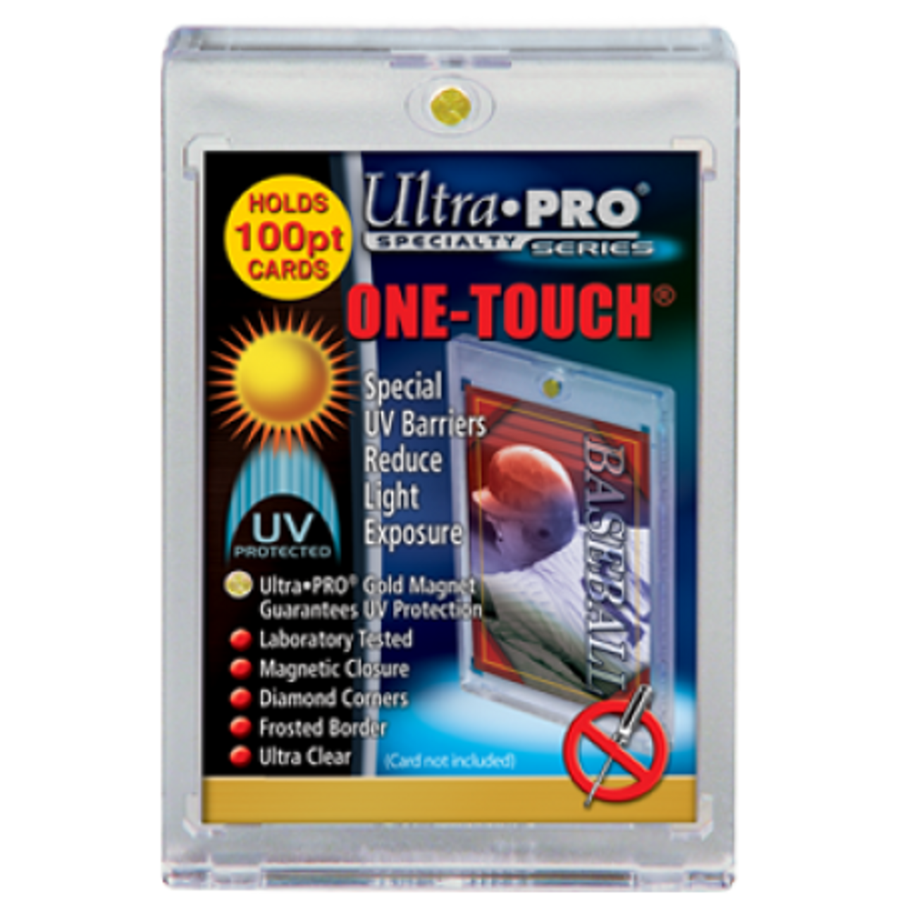 One Touch UV Card Holder With Magnet Closure - 100pt