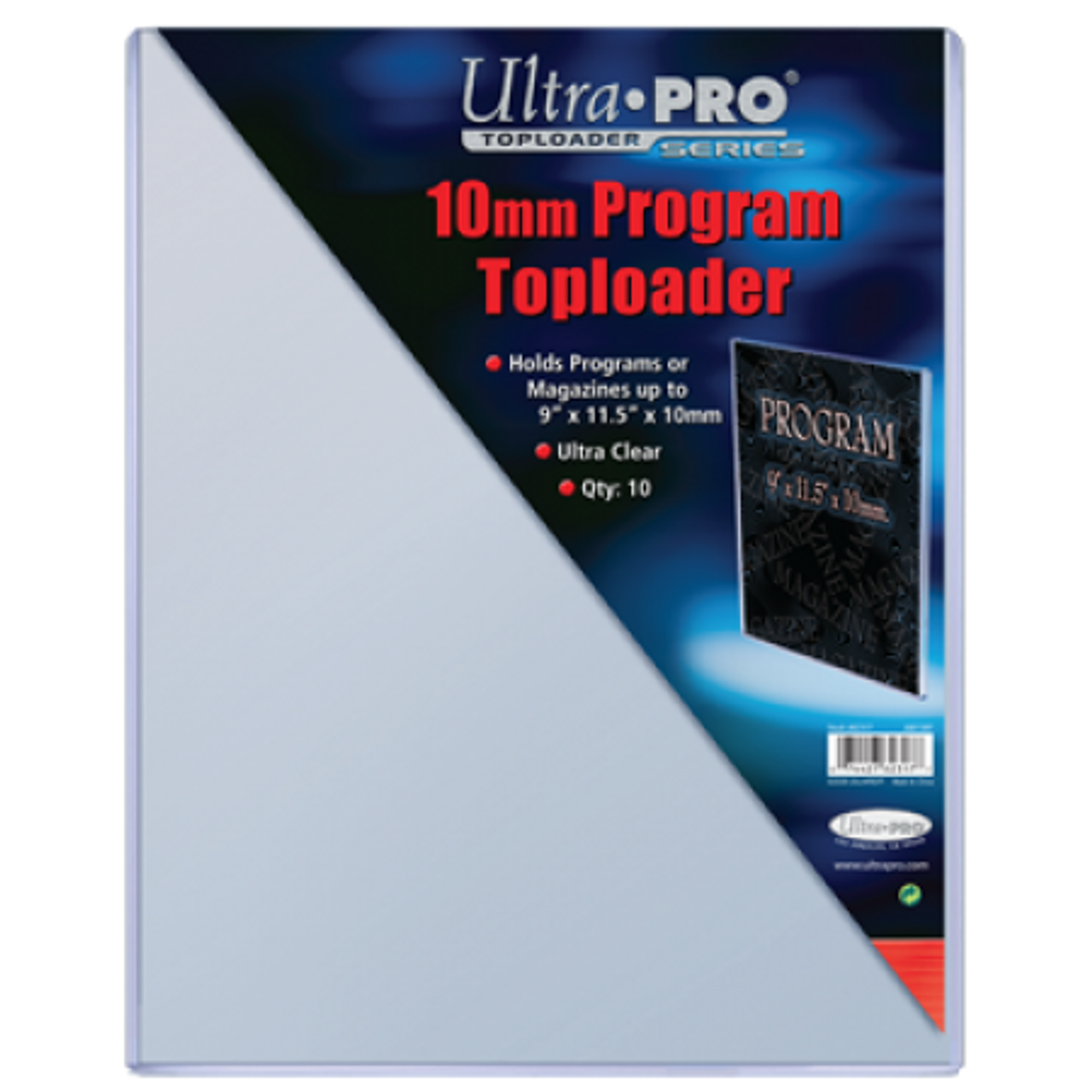 Toploader - Program 10MM Thick (10 per pack)