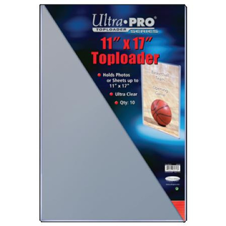 Toploader - 11x17 (10 per pack)