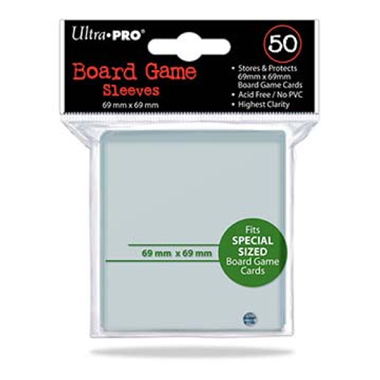 Ultra Pro Board Game Sleeve 69mm x 69mm - 50pk