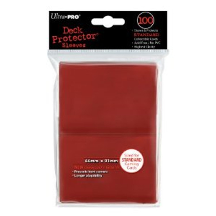 Deck Protector - Red Standard (100 per pack)