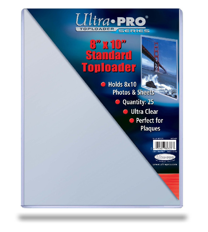 Toploader - 8x10 - Standard - (25 per pack)