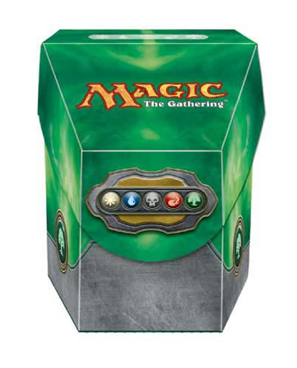 Deck Box&#44; ProHex - Magic: The Gathering - Commander - Green