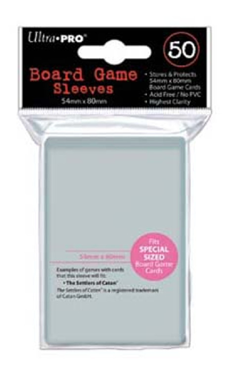 Ultra Pro Board Game Sleeve - 54mm x 80mm - 50pk