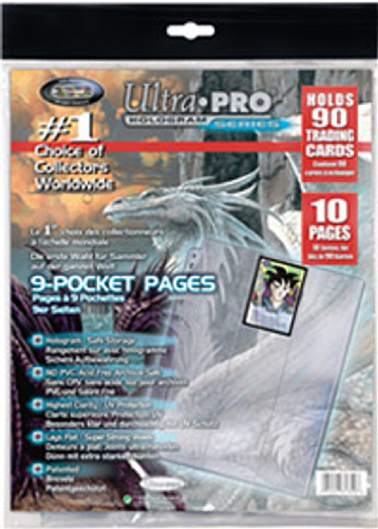 Ultra Pro 9-Pocket Pages Retail pack (10ct)