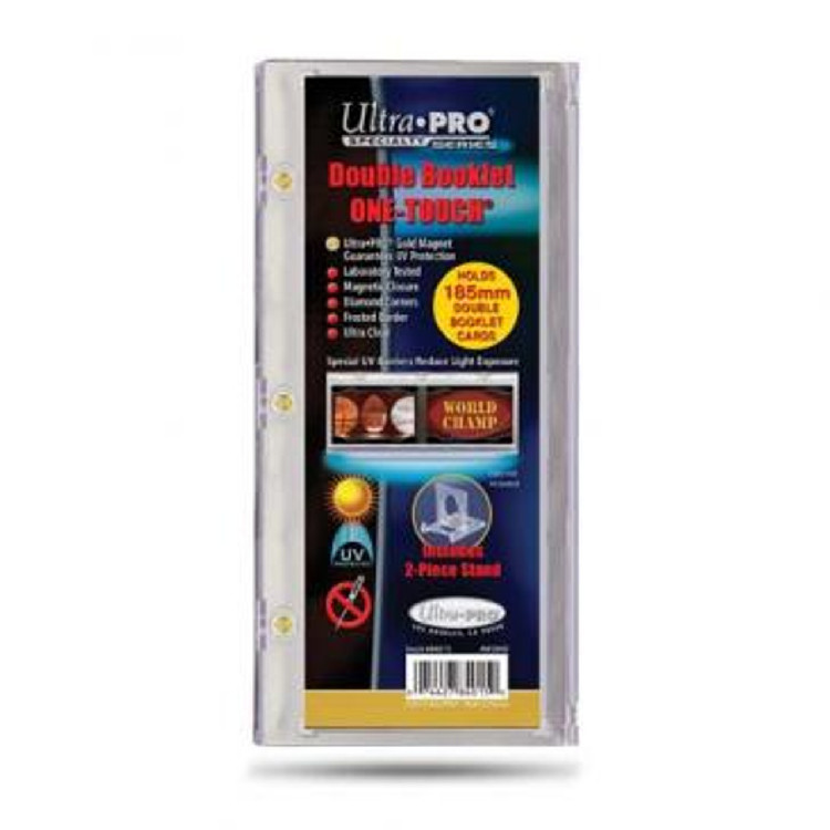 One Touch UV Card Holder - Double Booklet 185mm