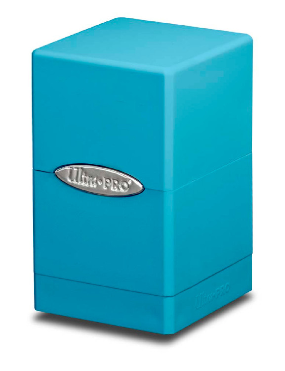 Satin Tower Deck Box - Light Blue