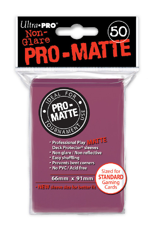 Deck Protectors&#44; Pro Matte - Blackberry - 50ct