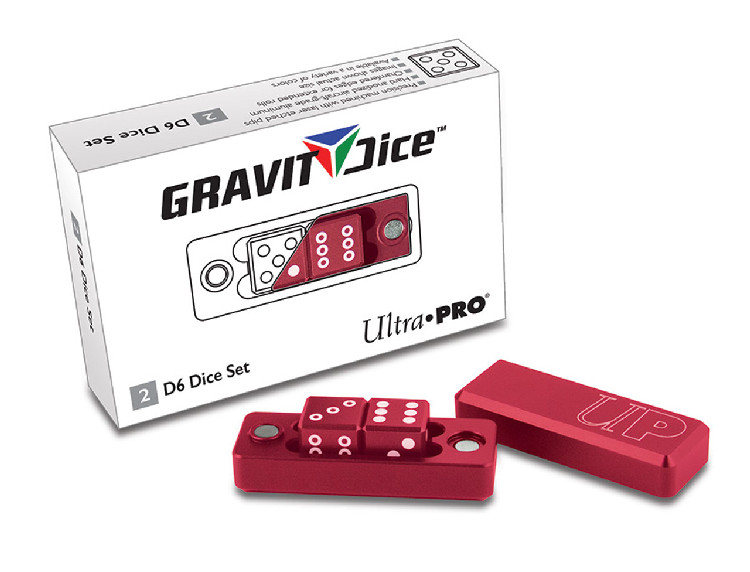 Ultra Pro Dice - D6 2pc Set - Crimson