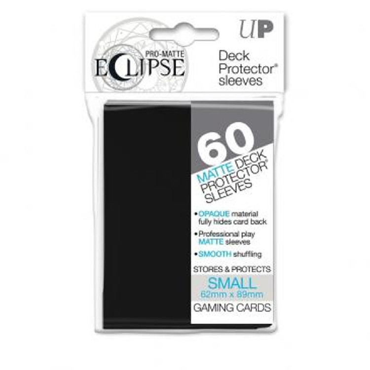 Deck Protectors - Pro Matte Small - Eclipse Black (12 packs per display)