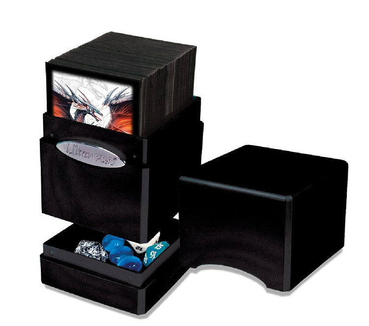 Satin Tower Deck Box - Midnight