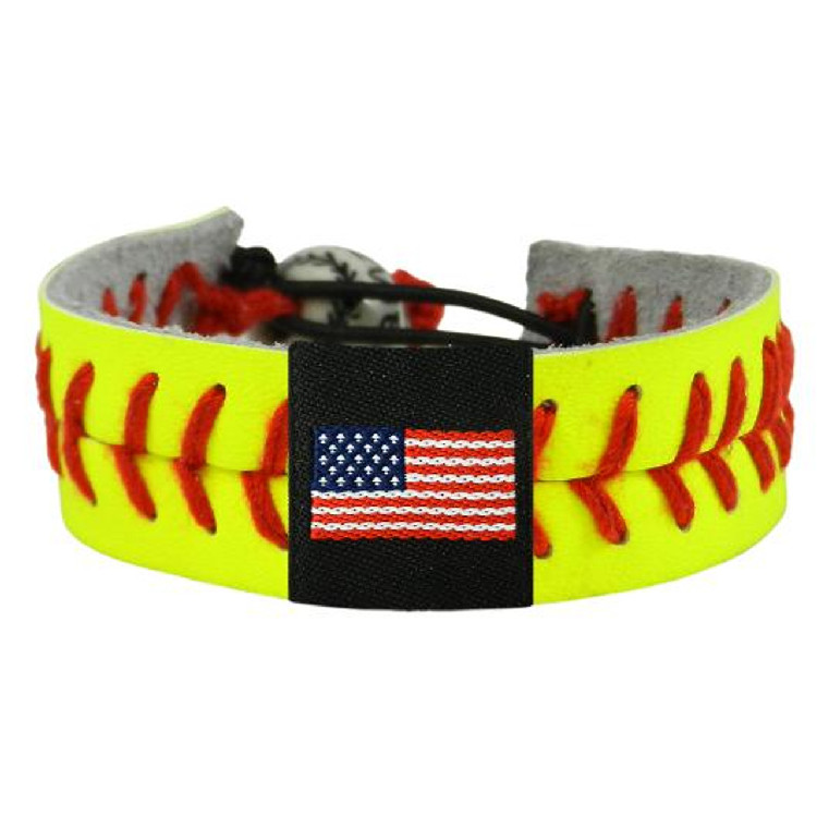 American Flag Bracelet Classic Softball CO