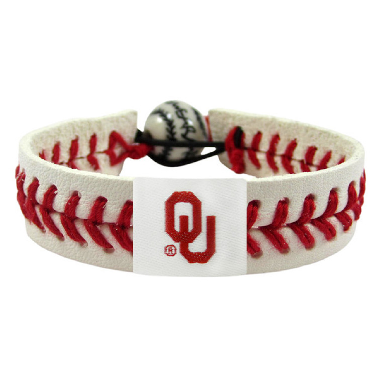 Oklahoma Sooners Bracelet Classic Baseball CO