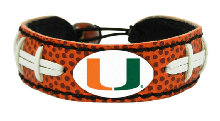 Miami Hurricanes Bracelet Classic Football CO