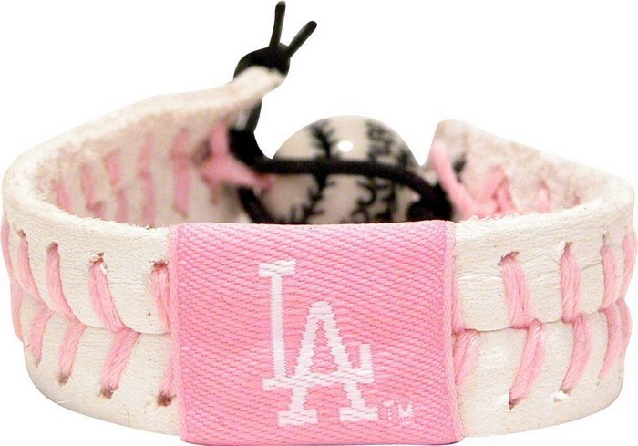 Los Angeles Dodgers Bracelet Baseball Pink CO