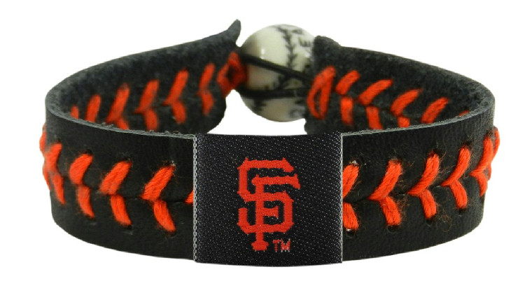 San Francisco Giants Bracelet Team Color Baseball CO