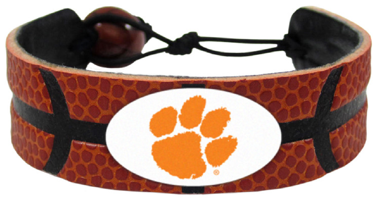 Clemson Tigers Bracelet Classic Basketball CO