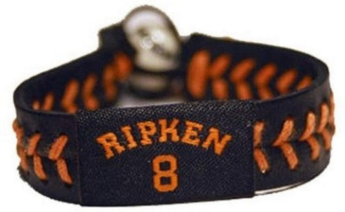 Baltimore Orioles Bracelet Team Color Baseball Cal Ripken Jr