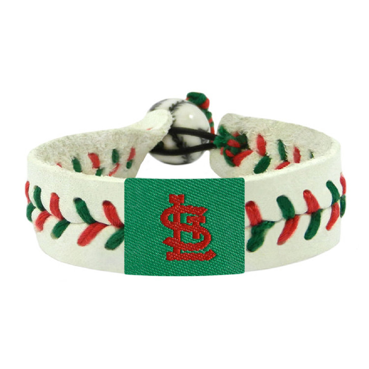 St. Louis Cardinals Bracelet Baseball Holiday Design CO