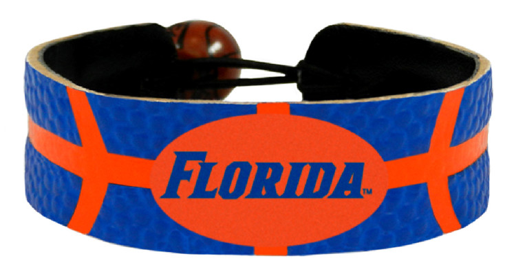 Florida Gators Bracelet Team Color Basketball Wordmark Logo CO