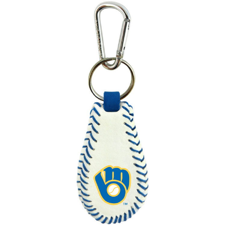 Milwaukee Brewers Keychain Retro Baseball CO