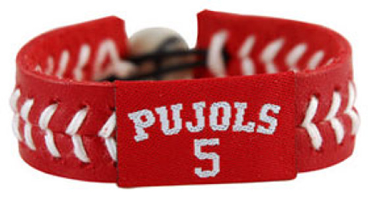 St. Louis Cardinals Bracelet Team Color Baseball Albert Pujols CO