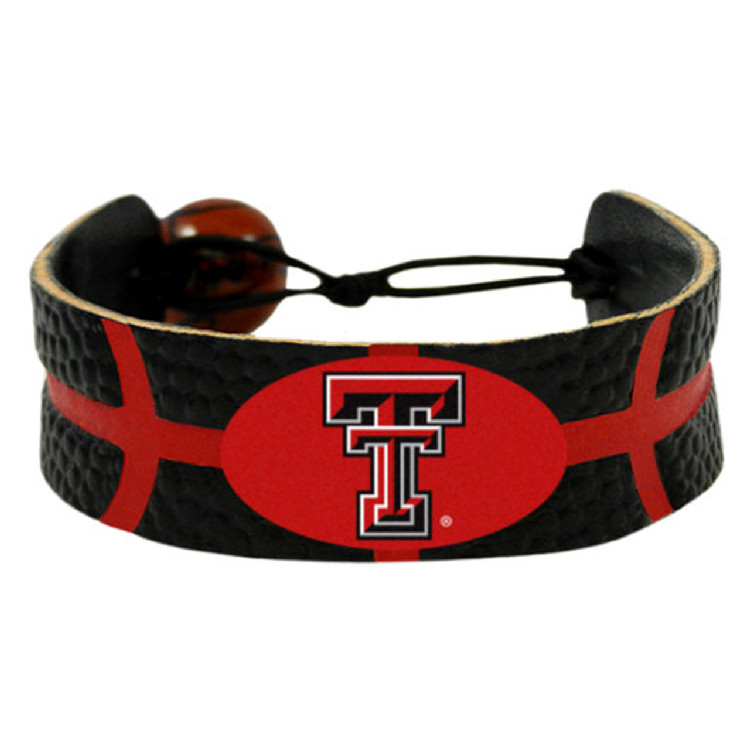 Texas Tech Red Raiders Bracelet Team Color Basketball CO