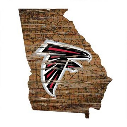 Fan Creations Atlanta Falcons Wood Sign - State Wall Art -