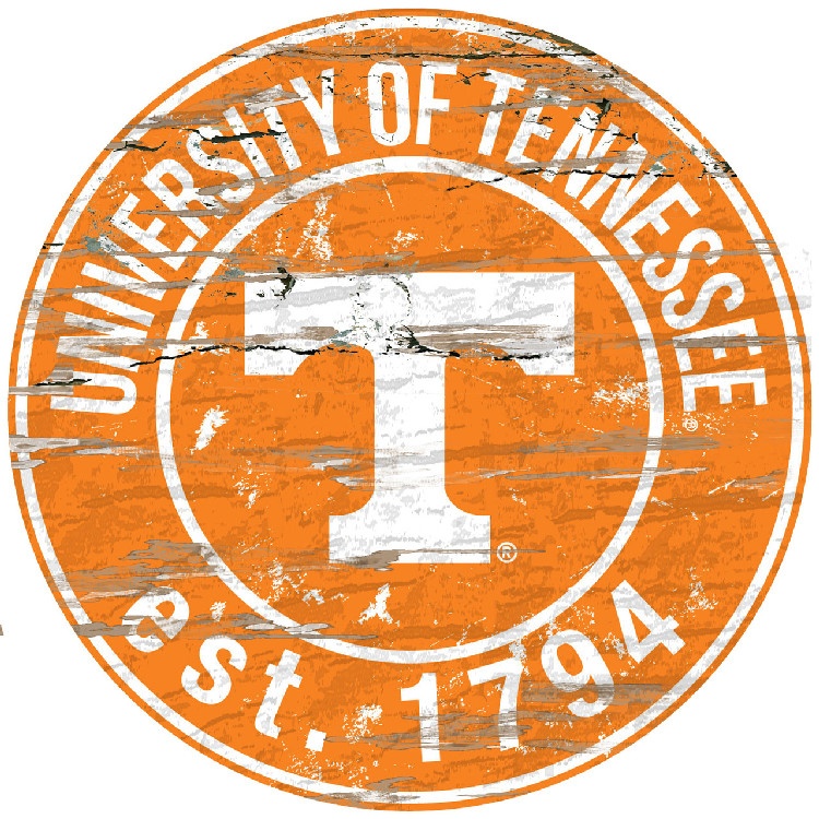 Tennessee Volunteers Wood Sign - 24" Round