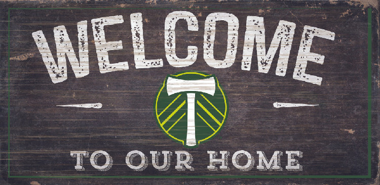 Portland Timbers Sign Wood 6x12 Welcome To Our Home Design