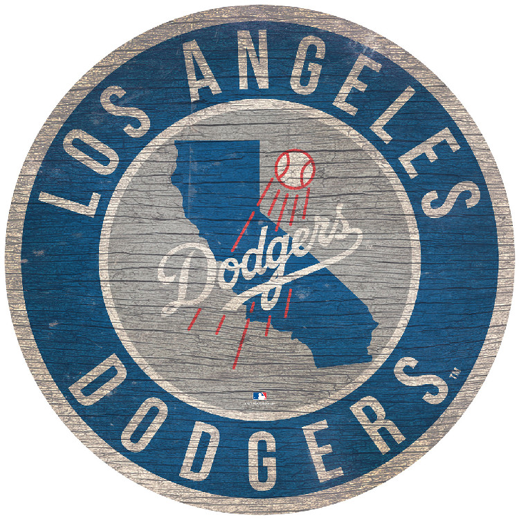 Los Angeles Dodgers 12 Baseball Shaped Sign – Fan Creations GA