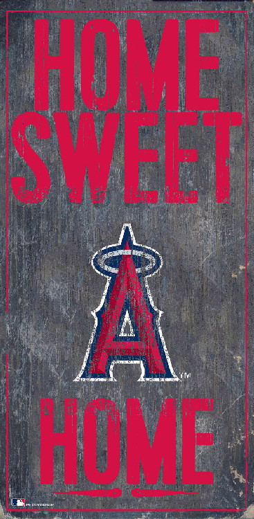 Los Angeles Angels Sign Wood 6x12 Home Sweet Home Design