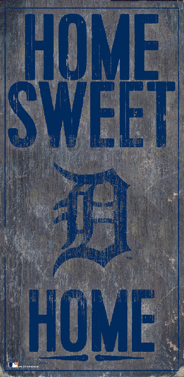 Detroit Tigers Sign Wood 6x12 Home Sweet Home Design